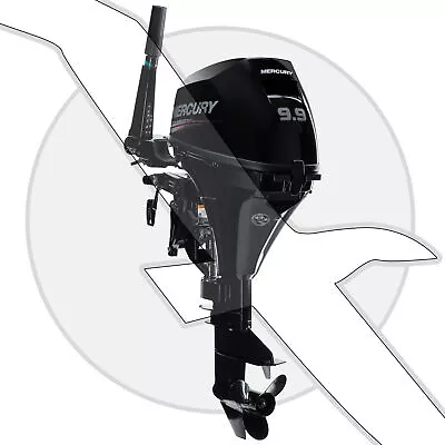 Mercury Marine 9.9hp Four Stroke Outboard Engine MH • $2199.99