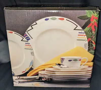 16pc Mikasa Ultima + Headline Dinnerware Salad Plates Soup Bowls Cups Saucer NEW • $179.95