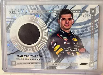 2023 Topps Eccellenza F1 Relic MAX VERSTAPPEN Driver Worn Patch /75 • $243.33