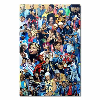 Legends Of All Rapper Hip Hop Music Poster Print Wall Art Living Room Decoration • $5.26