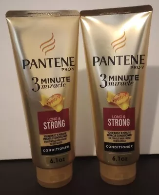2 Pantene Pro-V 3 Minute Miracle Long & Strong Conditioner 6.1 OZ • $25