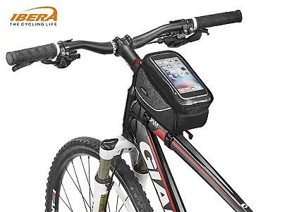 Bicycle Cycling Frame Top Tube Pouch Bike Bag Quick Release Strap IBERA IB-TB18 • $25.73