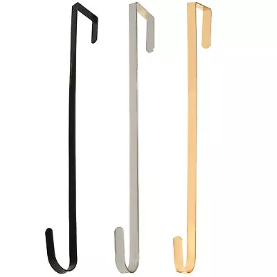 £4.95 • Buy Door Hanger Strong Metal Xmas Wreath Hook Coat Hanger Door Decoration 38cm 15 