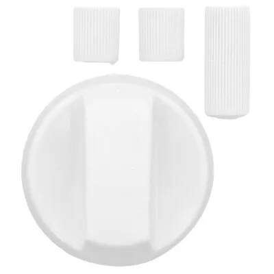 Premium White Cooker Oven Grill Hob Control Knob Dial & Adaptors For Candy • £5.04