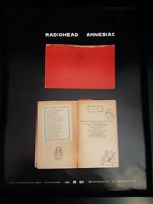 $70.50 • Buy Radiohead Amnesiac Rare Original Promo Poster Ad Framed!
