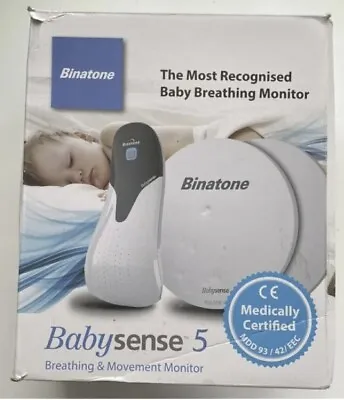 BabySense 5 Baby Breathing And Movement Monitor - White (1007647) • £26