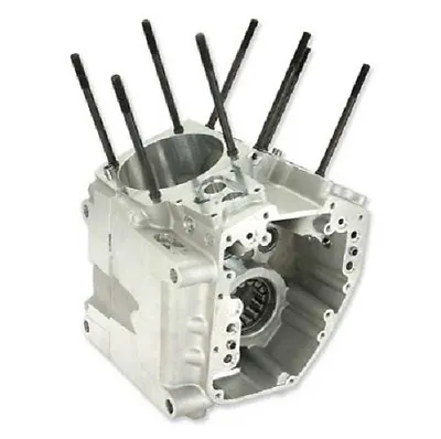 S&S Crankcase 4-1/8 Bore Big Twin Alternator Packaged Silver Harley - 106-4043 • $1195.95