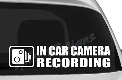 In Car Camera Recording #3 Vinyl Decal Sticker Truck Video Dash Surveillance • $2.77