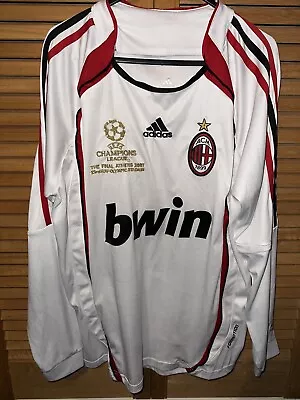 AC Milan 06/07 Away Shirt Long Sleeves Size Medium • £35