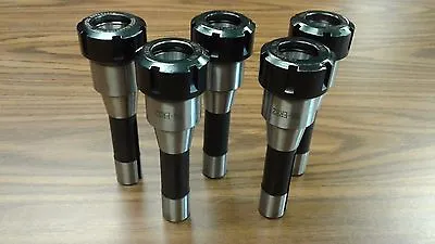 ER32 COLLET CHUCKS R8 SHANK Arbor 7/16 -20 Draw Bar 5pcs #ER32-CK-R8 Tool Holder • $149