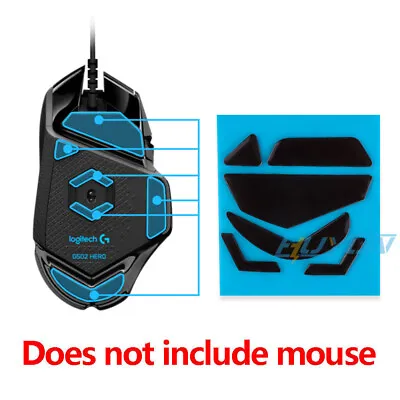 2 Sets Feet Skates 0.6mm For Logitech G502 / G502 Hero Gaming Wired Mouse Mice • $7.99