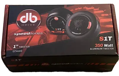 Pair Of DB Drive S1T Speed Series 350 Watt 1  Aluminum Dome Tweeters 4 OHMS • $46