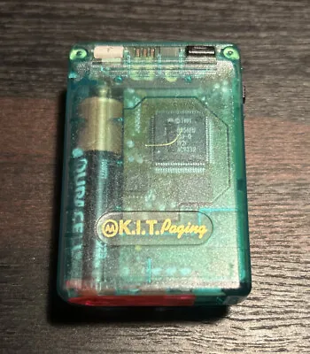 VINTAGE - 1990’s -Motorola- LIFESTYLE  PLUS - PAGER / BEEPER - GREEN - WORKING • $65