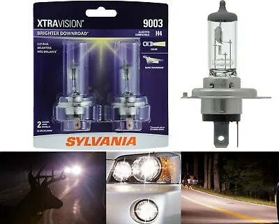 Sylvania Xtra Vision 9003 HB2 H4 60/55W Two Bulbs Fog Light High Beam Lamp DOT • $28