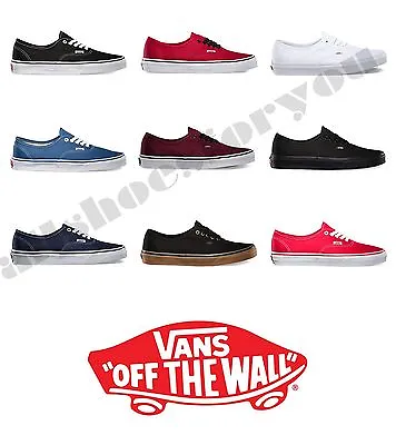 VANS CLASSIC AUTHENTIC NEW  Sizes 4 -13 Canvas  Free Fast Shipping • $49.85