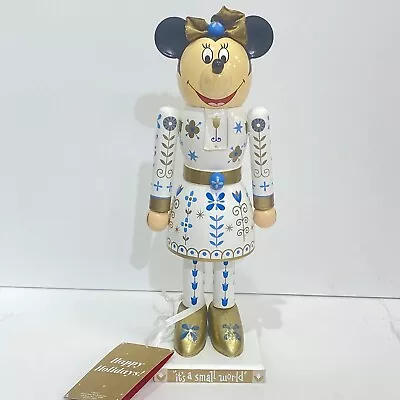 Disney Parks Minnie Mouse It’s A Small World Nutcracker 12 1/2” • $195