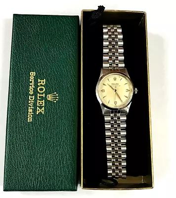 Vintage Rolex 6532 Oyster Perpetual Stainless Steel Mens Watch WARRANTY SERVICED • $5795