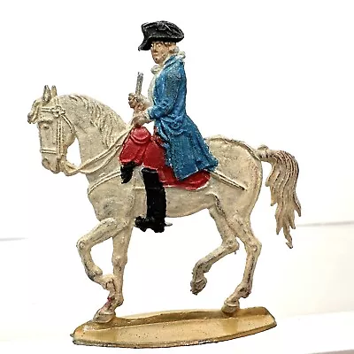 Zinnfiguren Revolutionary War General Washington Army Tin Flats Military Soldier • $11.95