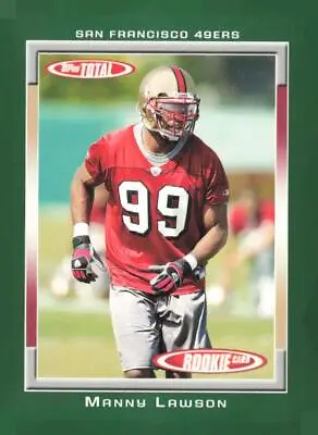 2006 Topps Total #535 Manny Lawson RC • $2.50