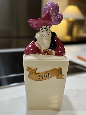 Disney Store | Peter Pan’s Villain Cookie Jar | Captain Hook • $45