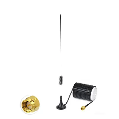 5dBi Magnetic Base SMA Male Antenna For Vehicle Mobile TV DVB-T2 ATSC Receiver • $6.98