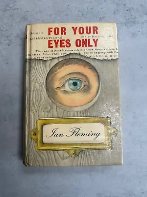 FOR YOUR EYES ONLYFIRST EDITION 1st 1975 W/DJ Cape Ian Fleming James Bond 007 • £40