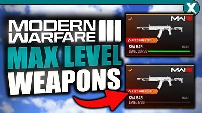 Mw3 Max Level Weapon Grind (safe & Legit) (read Description) • $4