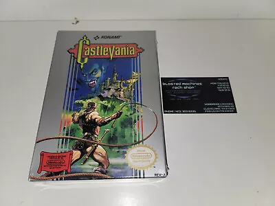 Castlevania Nintendo NES FACTORY SEALED! Oval TM Seal Rev-A VERY RARE GRAIL! • $14995