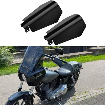 Gloss Black Motorcycle Handguard Hand Guard Shield For Harley Road Glide Touring • $34.59