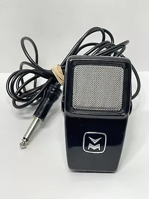 Voice Of Music Crystal Desk Or Harp Mic 1960s Shiny Foil Grill Vintage  • $24.99