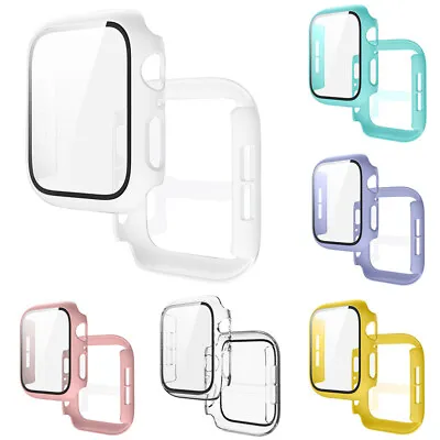 $5.72 • Buy For Apple Watch Cover 38-44mm Screen Body  Protector Full Case Series 3 4 5 6 SE