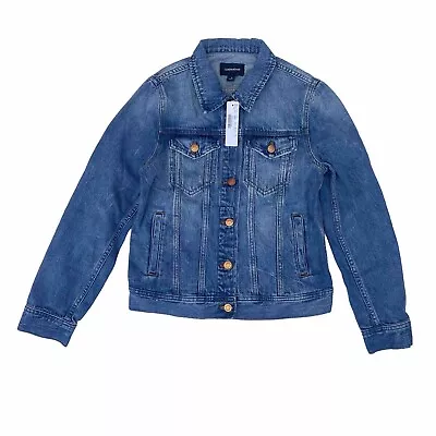 New J. Crew Jean Jacket Size Small Blue Denim Cotton • $39.97
