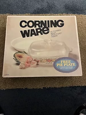 Corning Ware Nos 10  Covered Skillet Spice O'life & Free 9  Pie Plate Sealed Box • $40