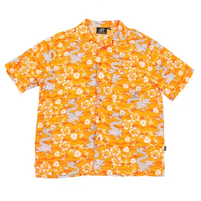 £21.99 • Buy 00s Chinese Dragon Shirt | Medium | Vintage Retro Aloha Graphic Tropical Y2K