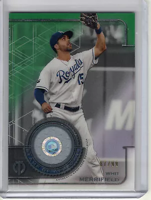 2019 Topps Tribute Whit Merrifield Game-used Jersey Relic #87/99 • $0.99