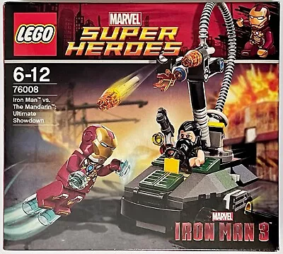Lego Marvel Super Heroes: 76008 Iron Man Vs. The Mandarin Ultimate Showdown -new • $68