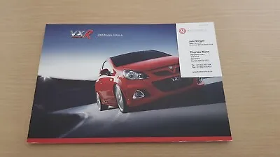 Vauxhall VXR Models Range April 2008 Brochure Corsa Astra Meriva Zafira Vectra • $7.51