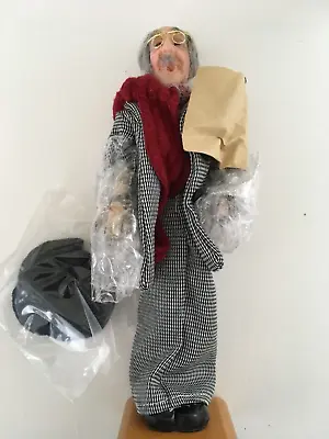 Jacqueline Kent ~ UNCLE STAN ~8  Mini Carolers ~ Checked Suit Bag Of Wine ~ NIB • $24.95