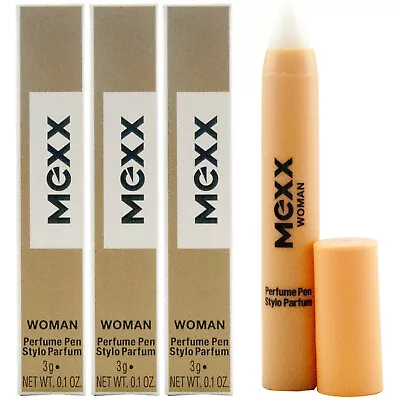 Mexx Woman Perfume Pen 3 X 3g - Perfect To Use For Travel Parchment Pen • £25.94