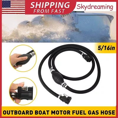 For Parkson Mariner Outboard Johnson Motor Boat Fuel Tank Gas Hose Line Marine A • $20.99