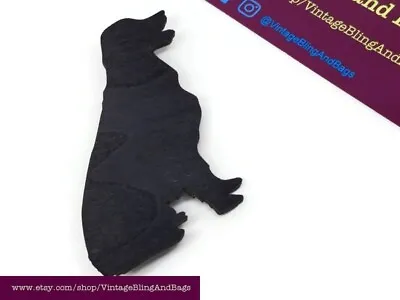 Handmade Labrador Pin Wooden Black Dog Brooch Labrador Badge Black Dog Brooch • £4.50