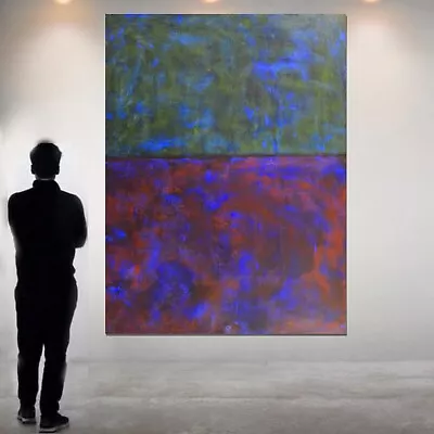 Mark Rothko Inspired￼ Painting 81” X 62”Action AbstractModern Extra Large • $577