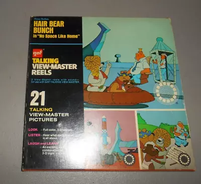 1974 Vintage Talking View Master Hair Bear Bunch - Original Box 3 Reels • $10