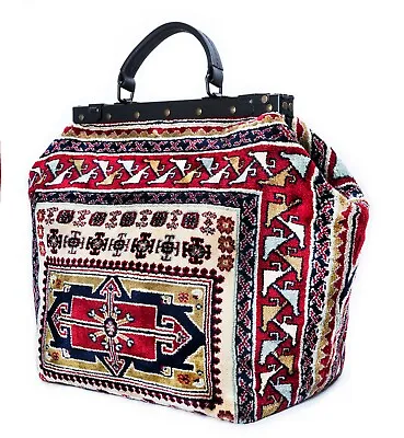 LARGE VICTORIAN-STYLE MARY POPPINS CARPET BAG. NEW From LONDON. FREE DELIVERY • $289