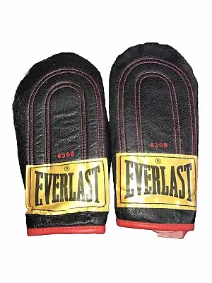 Everlast 4308 Leather Weighted Speed Bag Training Gloves MMA UFC Gym Workout • $19.99