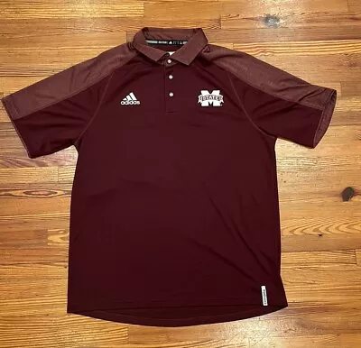 Mississippi State University Bulldogs Adidas Men’s Polo - Large • $8