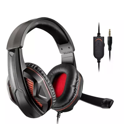 $19.96 • Buy 3.5mm Gaming Headset MIC LED Headphones Surround For PC Mac Laptop PS4 Xbox One