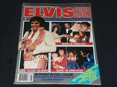 1980 Modern Screen Elvis Photo Album Magazine - Elvis Presley Cover - L 18677 • $39.99