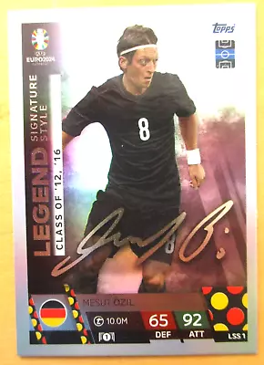 Topps - Match Attax - Euro 2024 - LEGEND -FOIL - Mesut Ozil #LSS 1 • £0.86