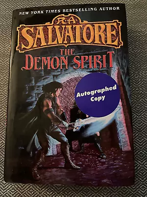 The Demon Spirit: The Demon Wars Saga #2- RA. Salvatore (Signed Copy 1st Print • $30
